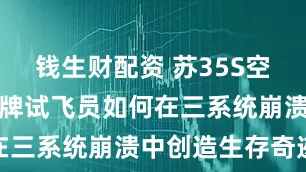 钱生财配资 苏35S空中惊魂：王牌试飞员如何在三系统崩溃中创造生存奇迹